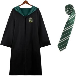 Harry Potter Magic Robe Slytherin sæt i 2 dele Vuxen M