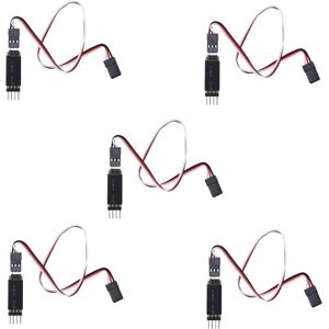 5x LED-lampe Lys Kontrolafbryder Panel System Tænd/sluk 3ch For Traxxas Redcat Rc4wd Axial Scx10