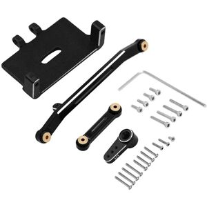 Servo Mount Bracket Styrearm Styrestang velegnet til aksial Scx24 1/24 Rc Track Car Upgrade Pa