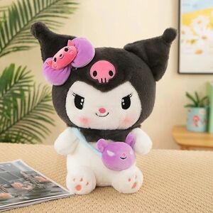 DAO Kawaii Sanrio Kuromi My Melody Cinnamoroll Plysdukker 40/50 cm blød fyldpude Anime Figur Tegnefilm Værelsesindretning Børnelegetøj Gif [DB] Kuromi 40cm