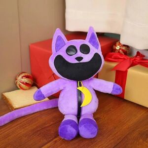 DAO Smiling Critters Plyslegetøj Smiling Critters Cat Nap Catnat Accion Dukke Blød legetøj Peluches Pude Julegave Børn [DB] A 30cm