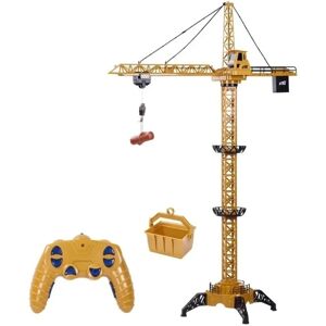 Toyz Land Opgraderet version Fjernbetjening Konstruktion Kran 6CH 680 Rotation Lift Model 128CM 2.4G RC Tårn Kran Legetøj