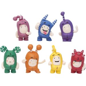 LEIGELE 7 stk plys Oddbods tegneserielegetøj Dukker Bløde søde Pogo Nye 4 cm bobler Jeff Toy[GL]