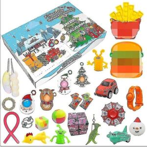 Jule-adventskalender Gave Fidget Legetøj Stress Relief Fidget Toy Blind Box Børn 15