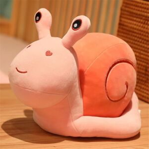 Plys dukke Soft Snail PINK 30CM - Perfet pink 30cm