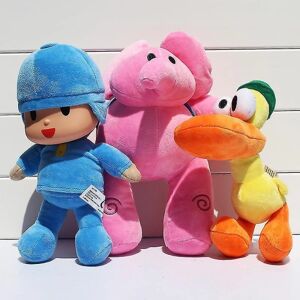 4 stk Pocoyo Elly Pato Pocoyo Loula fyldt plyslegetøj Fantastisk gave til - Perfet