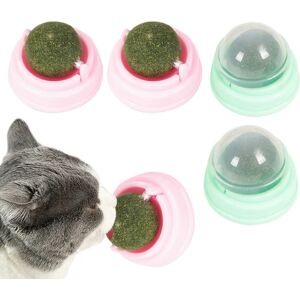 4 stk Catnip bolde, Tandrensning Katteurt legetøj til kat, 5*4cm