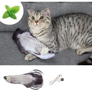 GeekAtmosphere Kattelegetøj, interaktivt elektrisk fiskelegetøj, kattelegetøj i bevægelse