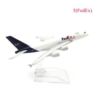 Jettbuying Original model A380 airbus fly modelfly Diecast Mode FedEx One Size