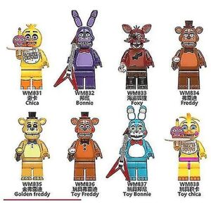 HKWWW 8 stk Five Nights At Freddy's Fit Fnaf Toy Kids Fødselsdagsgaver[HK]