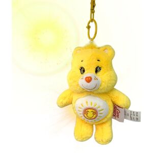 HKWWW carebears regnbuebjørn vedhæng pleje bjørnedukke vedhæng dukke plys legetøj pige gave[HK] 15cm Sunshine yellow keychain