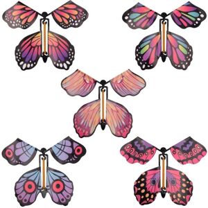 Magic Flying Butterfly Butterfly Flying Card Legetøj 3 3 3