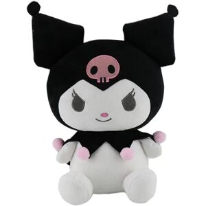 Cute My Melody Cartoon Kuromi Plyslegetøj Classic Black