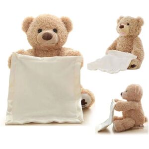 Kigaboo Bamse / Peek-a-boo Bamsebjørn - 30 cm - Talende Brown