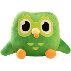 Grøn Duolingo Owl Plys Toy Duo Plys fra Duo The Owl Cartoon one size