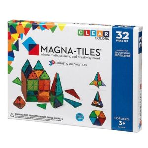 Magna-Tiles Magna-fliser 32 stk Klar Farve - Kalikå