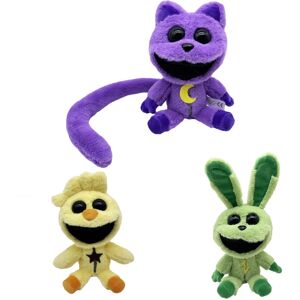 poppy playtime smilende critterspoppy bunny plys dukke purple