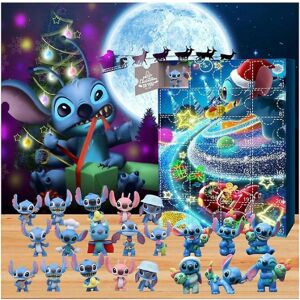 Adventskalender New Stitch Lilo And Stitch Jul Adventskalender Blind Box 24 Halloween Countdown Anime Blind Box style 2