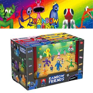 Roblox Rainbow Friends Døre Skrækspil Byggeklodser Figur Saml Model Mursten Legetøj Til Børn Fødselsdagsgave
