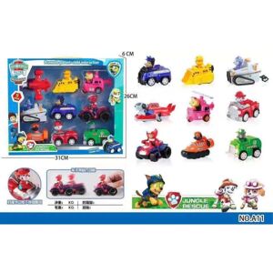 Paw Patrol Rescue Car Vehicle Set pædagogisk legetøj til børn-WELLNGS