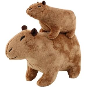 BAGA Simulering Capybara Plys Dukke-Brun 20cm