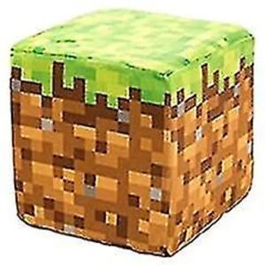 Minecraft My World Plys Uhyggelig Sort Steve Trap Box Lawn Firkantet Pude Pude Dukke 20cm #01 S