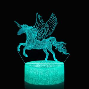 Unicorn Night Light til børn, Unicorn gaver til piger, Remot