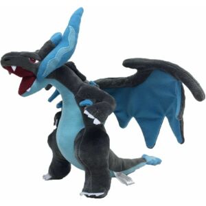 Samlerobjekt Black Dragon Charizard Mega X udstoppet dyrelegetøj