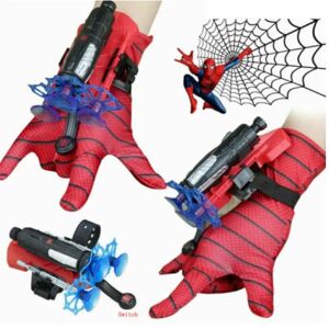 CNMR Kids Spiderman Web Shooter Launcher Legetøjshandske Dart Cosplay Z
