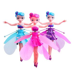 FLOWER LOST Flying Fairy Princess Dolls Magic Infrarød Induction Control Girl Legetøj Julegave
