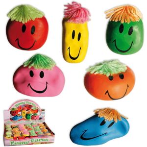 Out Of The Blue 3-Pack Stressball Smiley Stress Funny Face Clip Ball  Fidget Toy Multicolor