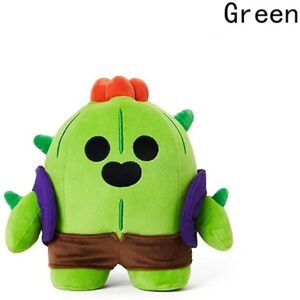 FMYSJ Dukke Mobilspil Wilderness Fighting Card Dukke Legetøj Brawl Stars Standing Plush (FMY) COLOR Green