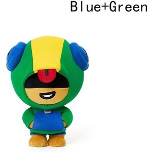 FMYSJ Dukke Mobilspil Wilderness Fighting Card Dukke Legetøj Brawl Stars Standing Plush (FMY) COLOR Blue Green