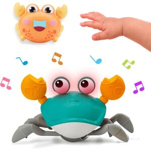 Baby Crawling Crab Musiklegetøj, Toddler Electronic Light Up