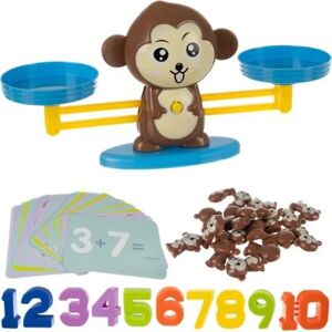 Math Monkey - Lær matematiklegetøj til børn - Pædagogisk Multicolor