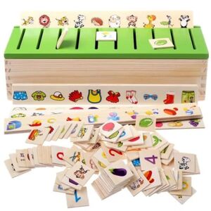 Montessori tidlige pædagogiske puslespil Legetøj til børn Intelligens