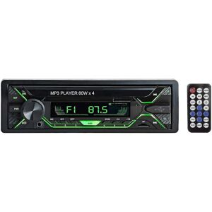 Bilstereo med Bluetooth, Single Din Radio Fm Media Player Usb/tf/sd/aux Audio Receiver, Hands Fre