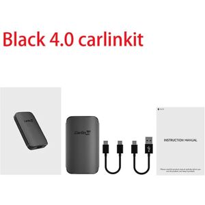 Carlinkit 5.0 2air/4.0/3.0 Trådløs Carplay Android Auto Ai Box Car Play Trådløs Adapter Smart Car Wifi Bluetooth Auto Connect Black 5.0