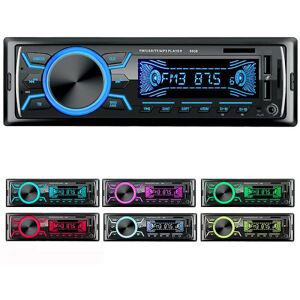 Bilradio Bluetooth Bilradio, 1din Bilradio, 4x60w Autoradio 7 Farben Fm Stereo Radio Usb/sd/aux/eq/mp3-afspiller Pioneer Autoradio