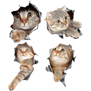 3d Cat Car Stickers Decal / Sticker til vindue, lastbil, bil-