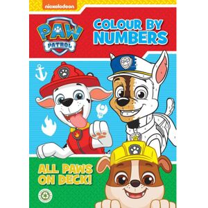 NDA Toys Paw patrol aktivitetsbog 23 sider farve efter numre malebog