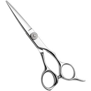 TG 5,5 tums professionel sax til hårklippning - Handgjord frisörsax i stål - rakkniv og forskjutna kanter for at klippe hår