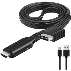 Sony Til Playstation 2 PS2 til HDMI-kompatibelt adapterkabel Hd Rca Av Audio Video X1 [DB]