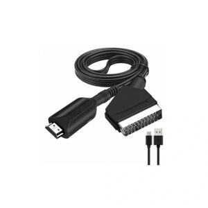 LOST MYSELF Scart til Hdmi Converter Video Audio Adapter til Hdtv/dvd/set-top box/ps3/pal/ntsc