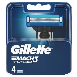 Gillette Mach3 Turbo 4-pack Transparent