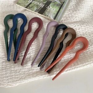 7 Pack U Shape Updo Hair Pins Clips Bølget hår Sticks Pins