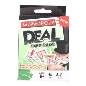 BLE Puslespil Familiefest Brætspil Engelsk Version Monopoly Trading Black