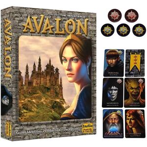 The Resistance Avalon Card Game Indie Board & Cards Social Deduction Party Strategy Card Game Board Game (FMY)