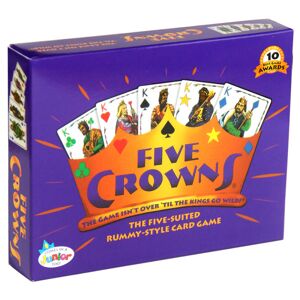 Five Crowns Card Game Familiekortspil - Roliga spil for familiekväll med barn Crown Poker Board Game Cards