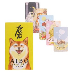 Jettbuying AIBO Tarot Card Prophecy Divination Deck Family Party Board Gam Multicolor one size